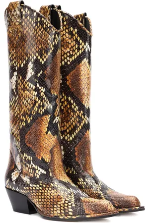 Roberto Cavalli Cowboystiefel aus Schlangenleder