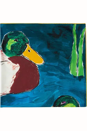 Burberry Seidenschal mit Enten-Print