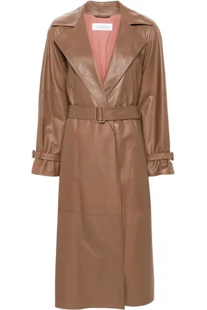 Max Mara Ande Trenchcoat aus Leder