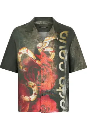 Roberto Cavalli Hemd mit Blumen-Print