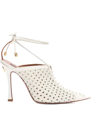 Roberto Cavalli Sandalen mit gewebtem Absatz