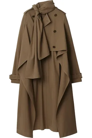 Burberry Asymmetrischer Trenchcoat mit Schaldetail