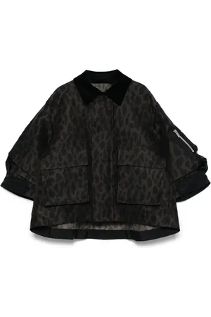 SACAI Jacke mit Leoparden-Print