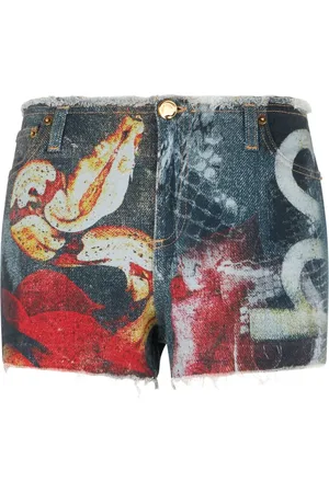 Roberto Cavalli Shorts mit abstraktem Print