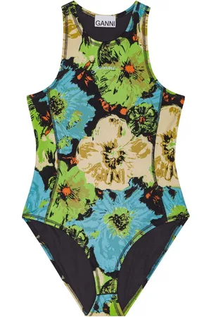 Ganni Body mit Blumen-Print