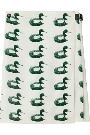 Burberry Schottenrock mit Enten-Print