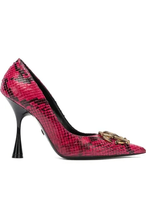 Roberto Cavalli High-Heels mit Schlangen-Print