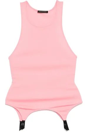 Kiki de Montparnasse Geripptes Le Boy Trägershirt