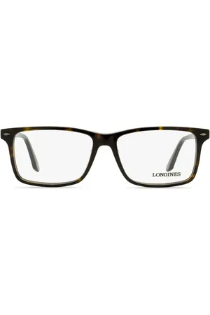 Longines Eckige Brille in Schildpattoptik