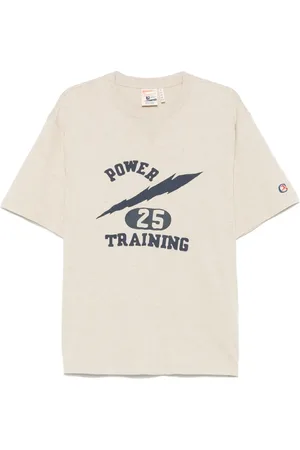Champion T-Shirt mit Slogan-Print