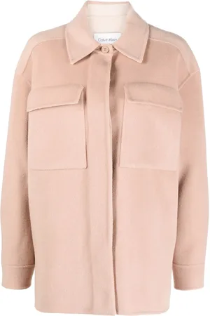 Calvin Klein Jacke mit gespreiztem Kragen