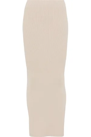 Max Mara Gerippter Midirock