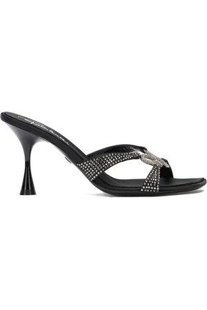 Roberto Cavalli Verzierte Sandalen
