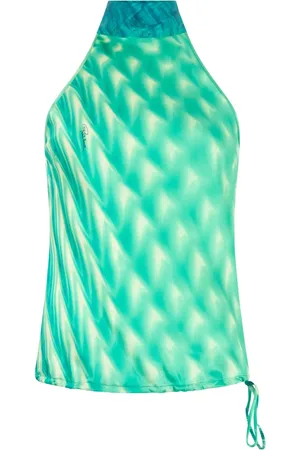 Roberto Cavalli Oberteil mit grafischem Print
