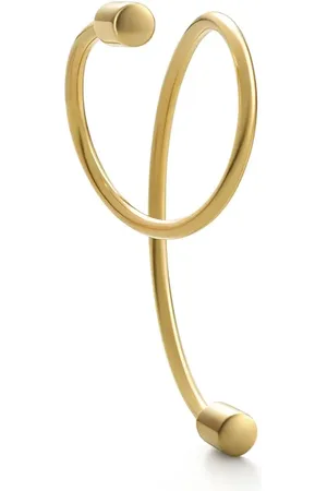 SHIHARA 18kt Twist Curl 02 Gelbgoldohrring