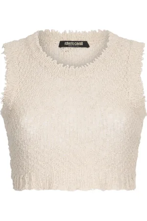 Roberto Cavalli Gestricktes Tanktop