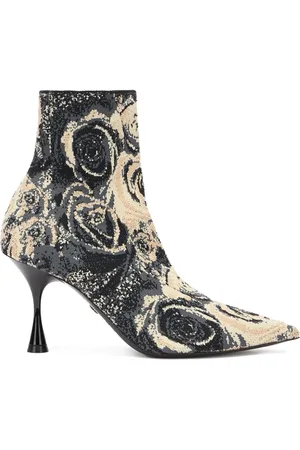 Roberto Cavalli Stiefeletten mit Blumenmuster