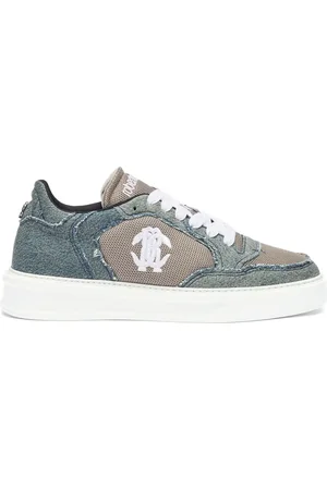 Roberto Cavalli Sneakers mit Jeanseinsätzen