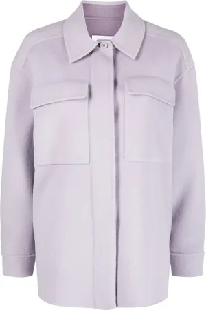 Calvin Klein Jacke mit gespreiztem Kragen