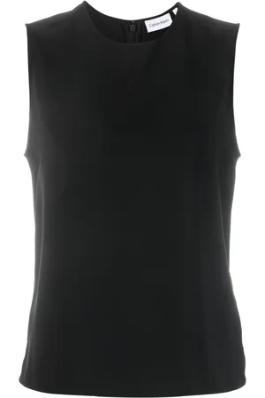 Calvin Klein Top mit rundem Ausschnitt