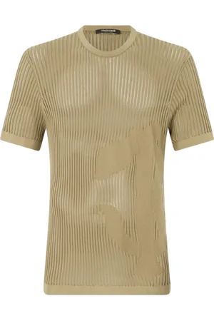 Roberto Cavalli Geripptes T-Shirt