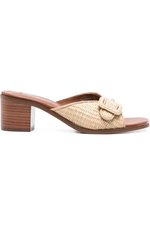 HUGO BOSS Mules aus Stroh 50mm