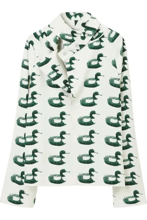 Burberry Bluse mit Enten-Print