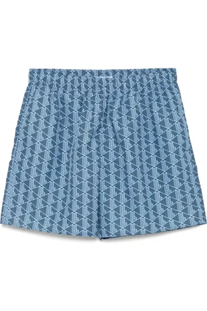 Lacoste Badehose mit Monogramm-Print