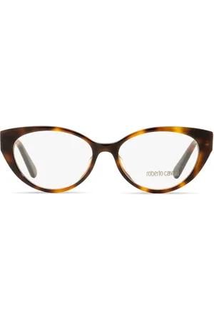 Roberto Cavalli RC5106 Cat-Eye-Brille in Schildpattoptik