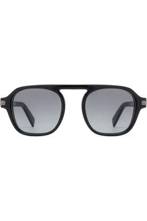 Ermenegildo Zegna Sonnenbrille mit rundem Gestell