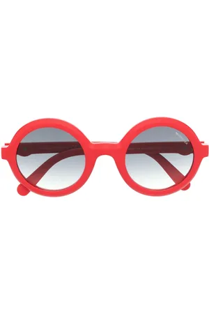 Moncler Sonnenbrille mit rundem Gestell