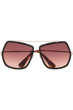 Max Mara Sonnenbrille mit Oversized-Gestell