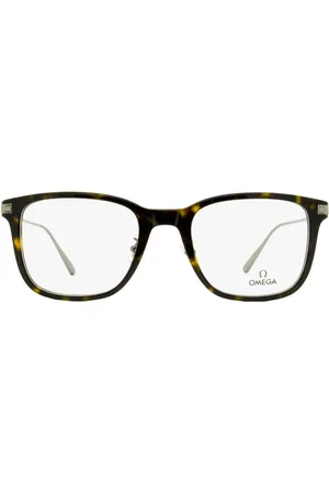 Omega Eckige Brille in Schildpattoptik