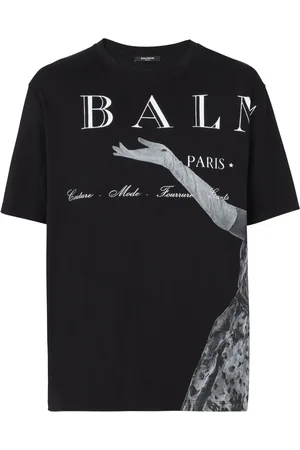 Balmain T-Shirt mit Madame Jolie-Print