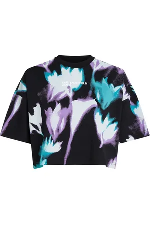 Karl Lagerfeld T-Shirt mit Blumen-Print