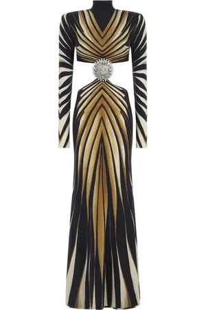 Roberto Cavalli Kleid mit Zebra-Print