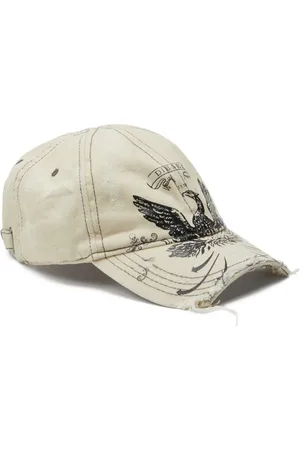 Diesel Baseballkappe im Distressed-Look