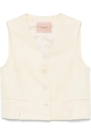 Twin-Set Logo-plaque waistcoat