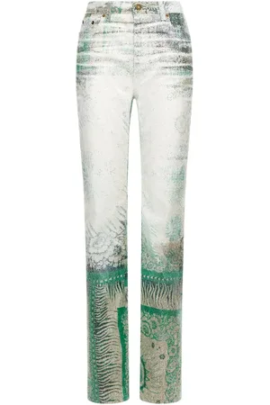 Roberto Cavalli Jeans mit Bandana-Print
