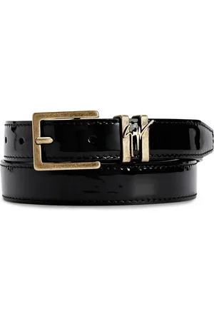 Giuseppe Zanotti Gürtel mit Lacklederfinish