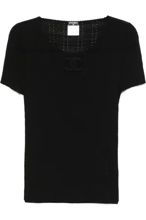 CHANEL 2009 T-Shirt mit Logo