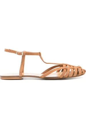 ANNA F. Sandalen aus Wildleder