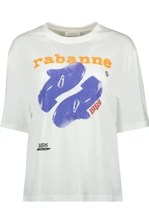 Paco rabanne T-Shirt mit grafischem Print
