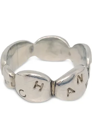 CHANEL 1990-2000s Ring mit Logo-Gravur