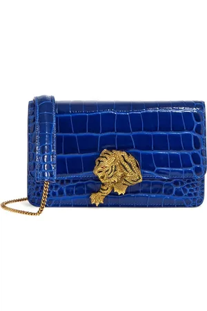 Roberto Cavalli Schultertasche mit Kroko-Effekt