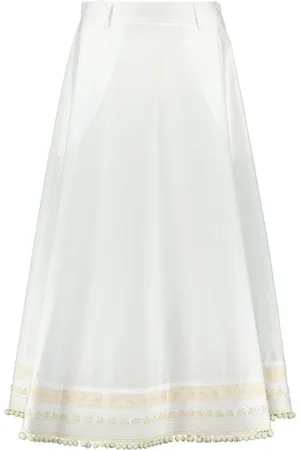 Moschino Bestickter A-Linien-Rock