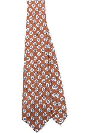 BARBA Jacquard-Krawatte mit Paisleymuster