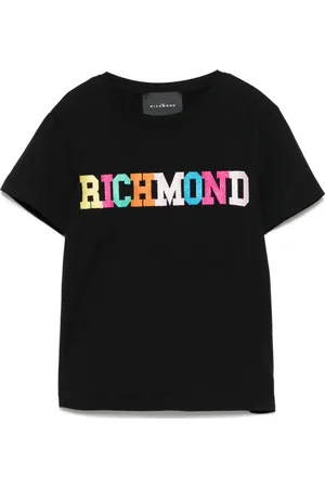 John Richmond T-Shirt mit Logo-Stickerei
