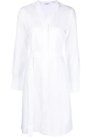 Calvin Klein Langärmeliges Kleid mit Gürtel
