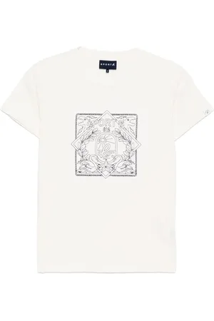 AGNÈS B. T-Shirt mit Schwanstickerei